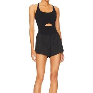 Fp movement black athletic romper